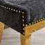 Ensemble de 2 chaises en chenille avec pieds courbés et garniture de rivets-800057502
