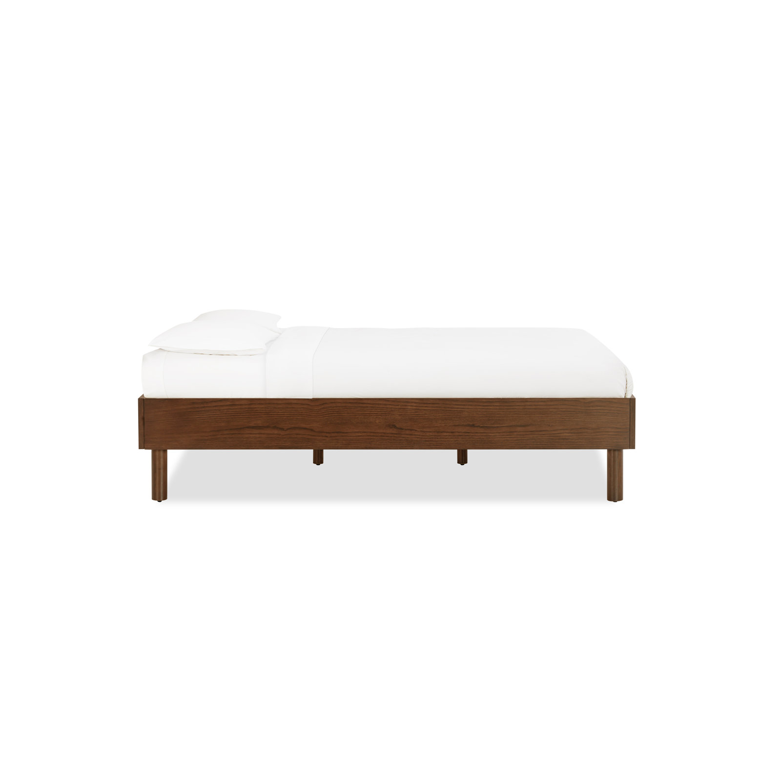 Teri Platform Bed, King, Brown