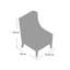 Hemming Upholstered Cotton Blend Armchair-18532505