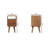 Dailonis 12'' W Solid Wood Nightstand