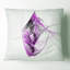 Mauve sur fond blanc fractal - coussin imprimé abstrait-30617670-30617674