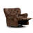38" W Tufted Leather 270° Swivel Oversized Leather Recliner