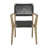 Lyssa Acacia Solid Wood Outdoor Dining Armchair