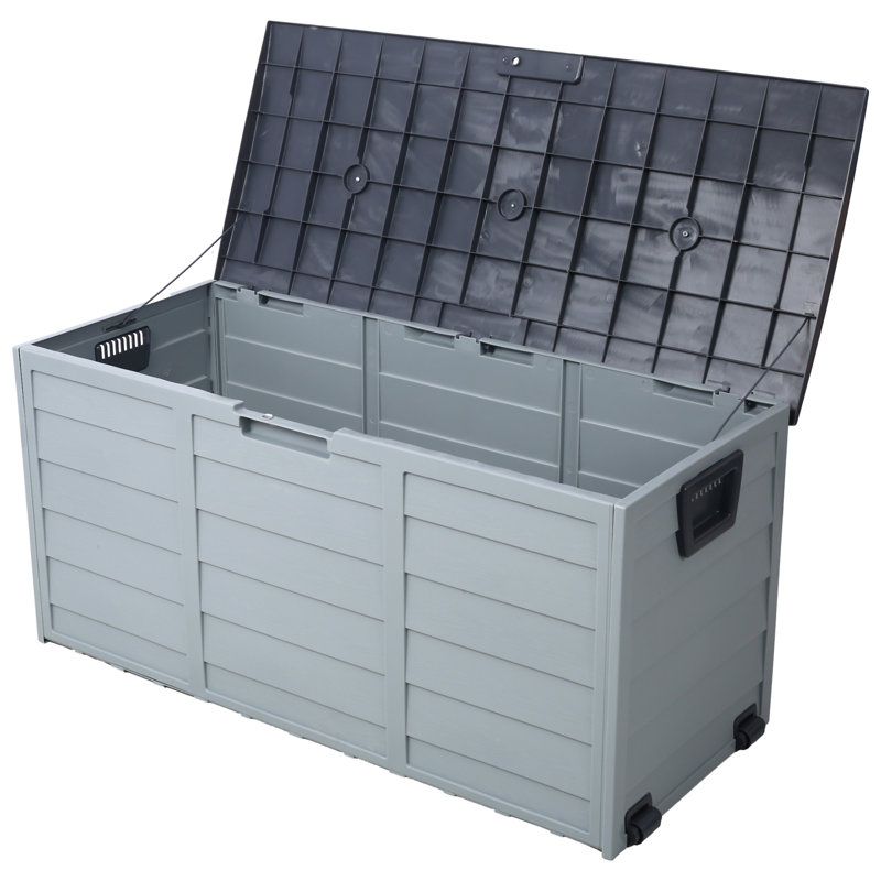 Boîte de rangement pour terrasse et jardin toutes saisons