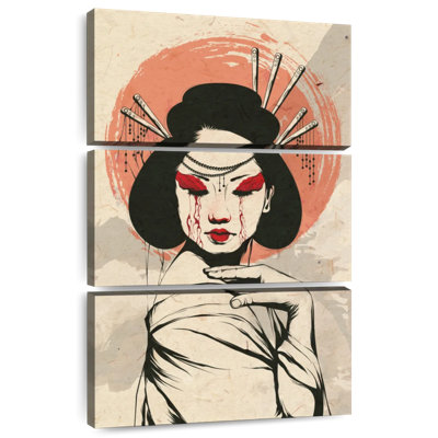 Somber Japanese Female Portrait