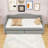 2 Drawers Upholstered Twin XL Daybed with LED Lighting-1042589567