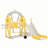 Creationstry High-Density Polyethylene (HDPE) Swing Set with 1 Swing(s) , 1 Slide(s)-98357505