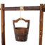 Charmante jardinière d'extérieur rustique pour décoration de jardin avec dispositif de suspension