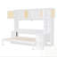 Murphy Bed with Desk and Rattan Cabinets, Space-Saving Wall Bed for Home Office-2034179753