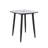 Weatherproof Marble-inspired Bistro Table Sintered Stone Modern Style Outdoor