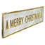 48" Gold Merry Christmas Wall Sign