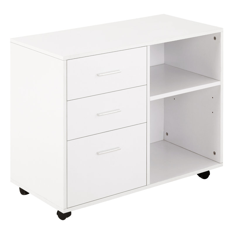 Jyotika 31.5'' Wide 3 -Drawer Mobile File Cabinet