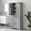 Armoire de salle de bain polyvalente avec plusieurs compartiments pour un rangement efficace