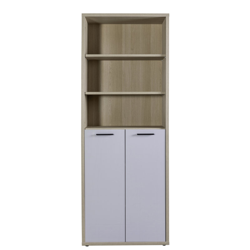 Davinci 217cm H x 82cm W Standard Bookcase, Grey