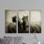 Reproduction d’art graphique sur toile « Horses Don’t Whisper »-3 pièces-705074141
