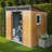 6ft x 5ft Outdoor Metal Storage Shed with Window, Transparent Panel & Free Accessories – Corrosion-Resistant Garden, Lawn Shed-111996072