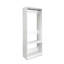 Garde-robe en bois blanc 32 po avec deux tringles Prosper
