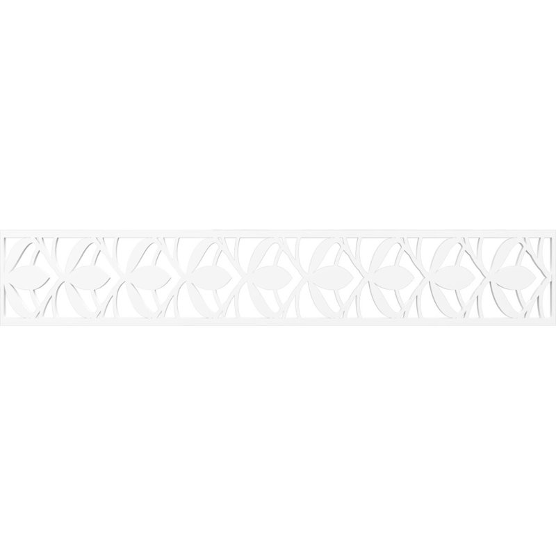 Moulure à panneau Salem, H 8 po x l 46,63 po x P 0,38 po, PVC de qualité architecturale
