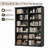  72" H x 47.2" W Wood Double 6-Tier Bookcase(set of 2)-1149069062