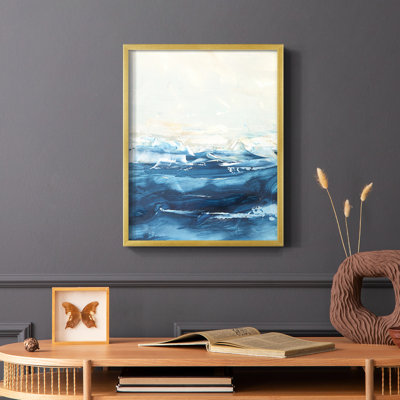 Wave after Wave II Framed Print - Solid Wood