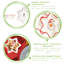 Nicola Spring - Christmas Star Serving Plate - 18cm - White