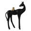 Sculpture décorative cheval avec oiseau - Décorations artistiques pour décor de salon et de maison - 11 po