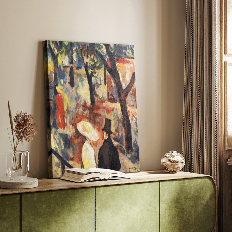 Imprimé floral rétro LVII - galerie Cavas sur mesure, H 12 po x l 8 po