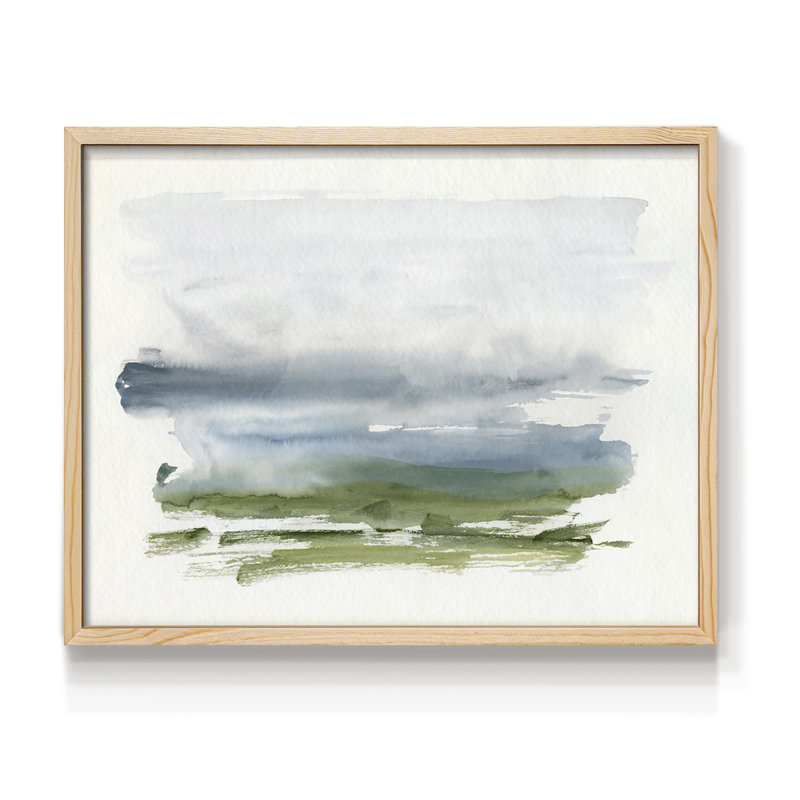 Coastline Splash III -Framed Print - Restickable, Natural, 16" H x 20" W