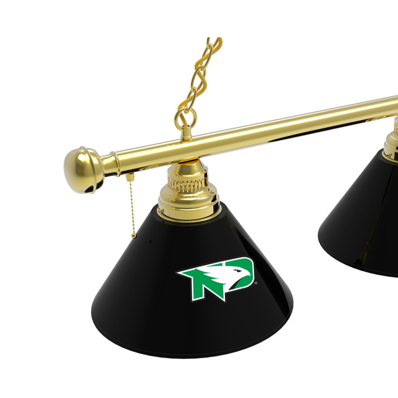 3 - Light Pool Table Lights Pendant, Brass, North Dakota