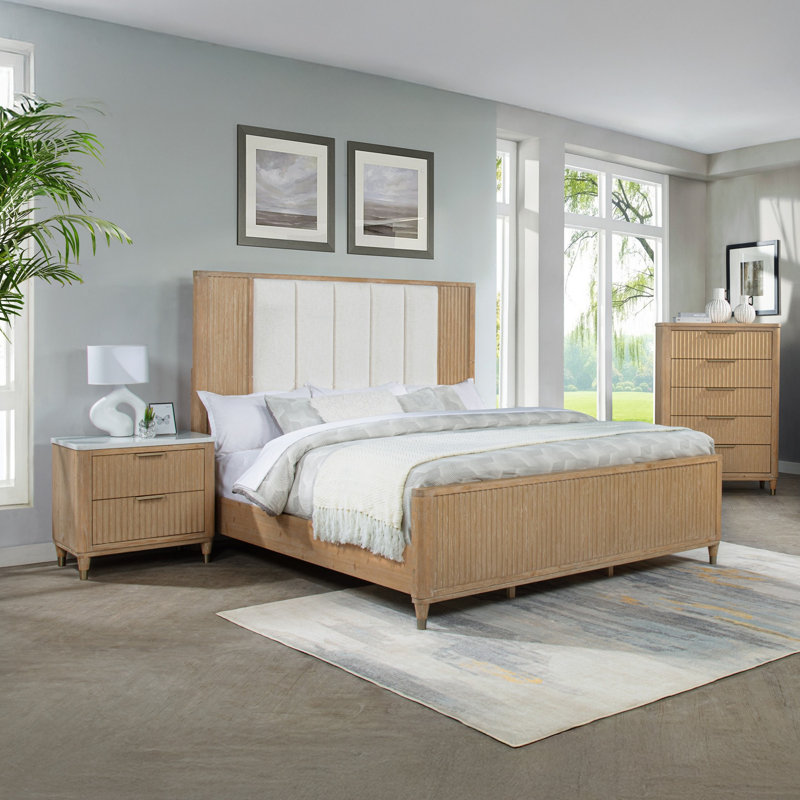 Armoire moderne avec espace de rangement spacieux et quincaillerie 1 pièce, Bois naturel