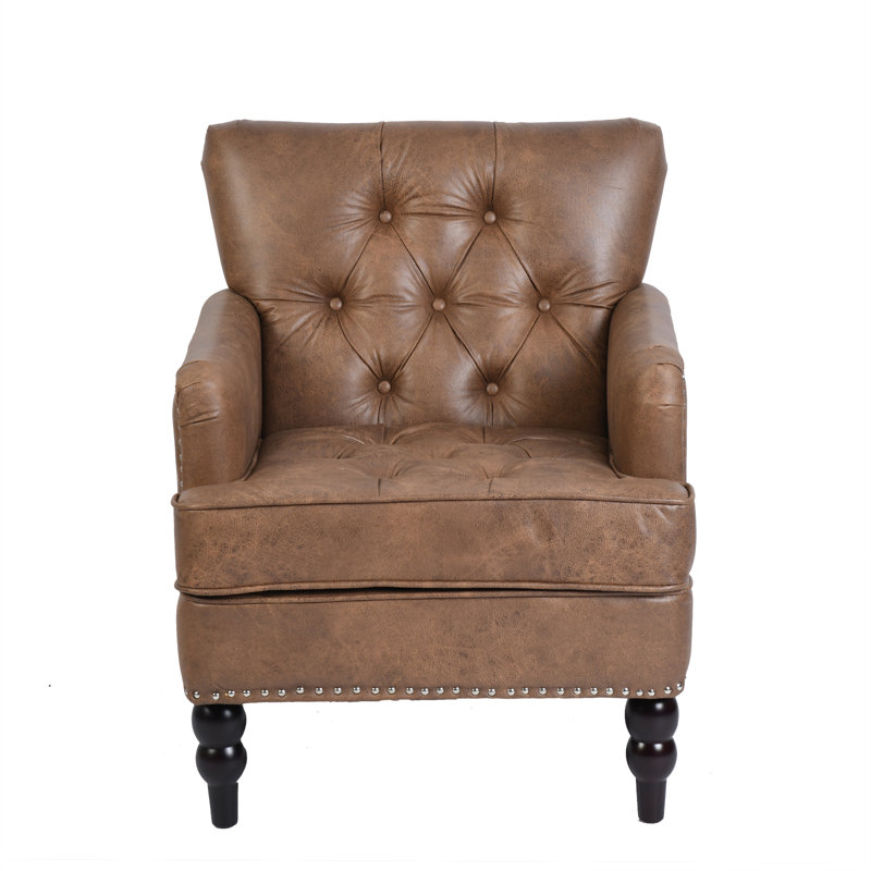 Mangual Faux Leather Armchair