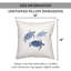  Housse et insert de coussin carré Watercolor Sea Turtles-667625798