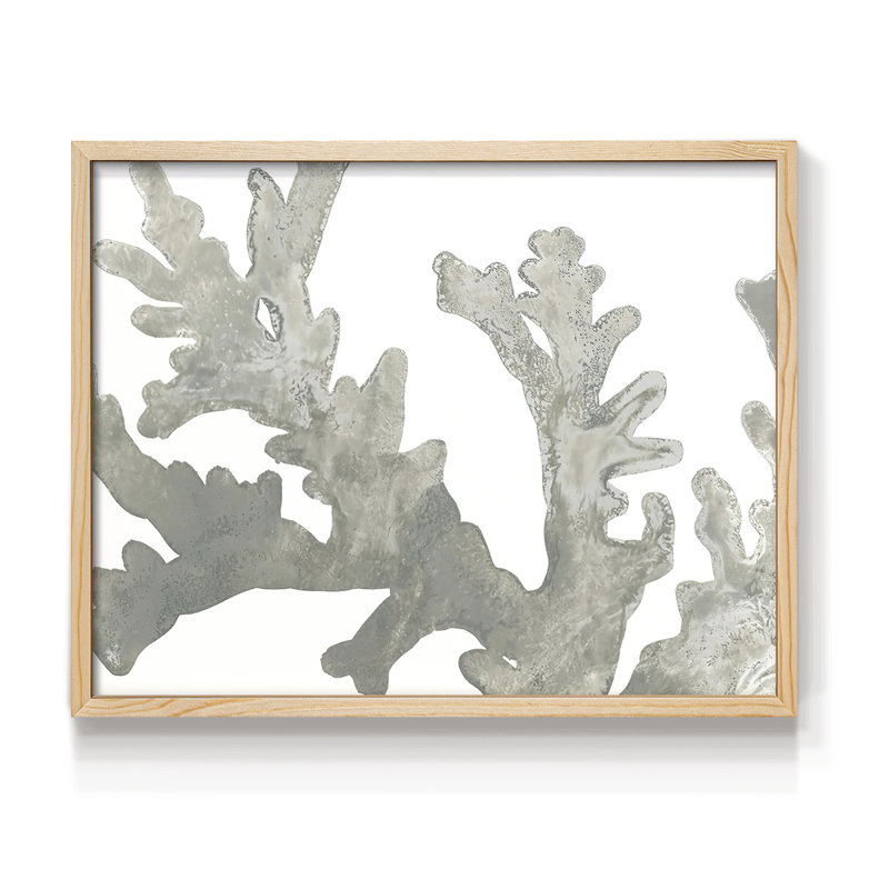 Stone Macro Coral II - Reproduction encadrée - Restickable, H 16 po x l 20 po, Naturel