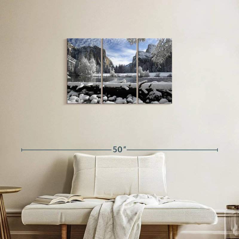 Alvord Yosemite Winter Wonderland, 20" H x 33" W