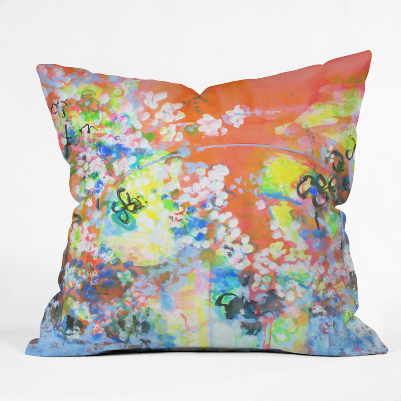 Coussin décoratif Coral Delight, 16 po x 16 po