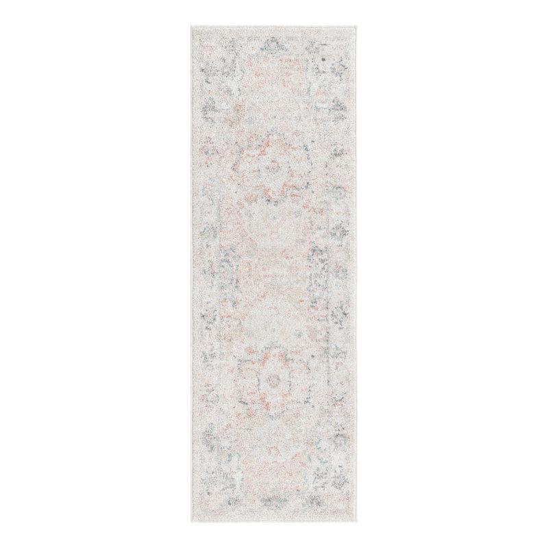 Hagood Oriental Area Rug in Ivory, Runner 2' x 5'1"