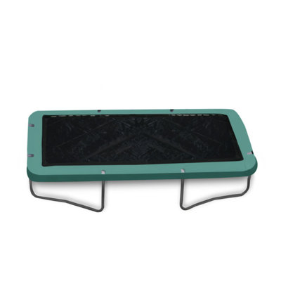 JumpKing Polyethylene Plastic Weather Cover Compatible With Square/Rectangle Trampoline