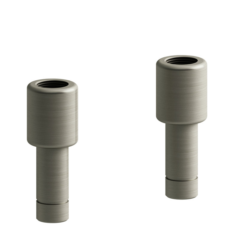 Riobel 3 1/2" Union Extensions For TU26, TU33 And TU44, Brushed Nickel