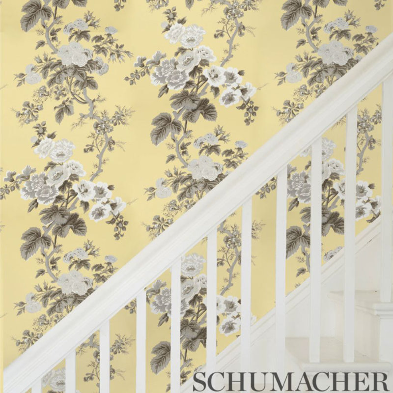 Pyne Hollyhock Wallpaper, Tobacco