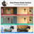 Motion Sensor Outdoor Wall Lights with GFCl Outlet, 16.4" H Black Dusk to Dawn Porch Light Outdoor