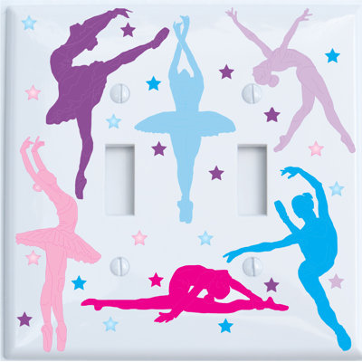 Plaque murale interrupteur à bascule Ballerina