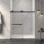 Porte de douche coulissante double sans cadre l 56-60 "x H 70", verre trempé clair de 5/16 "(8mm)-120178771