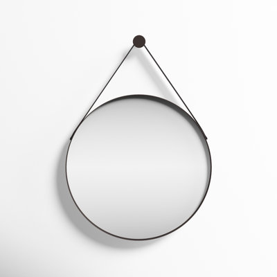 Emile Steel Round Mirror