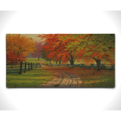 Path Through the Maples by Charles White