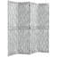 Paravent 5,5 "à 4 panneaux pliables, gris