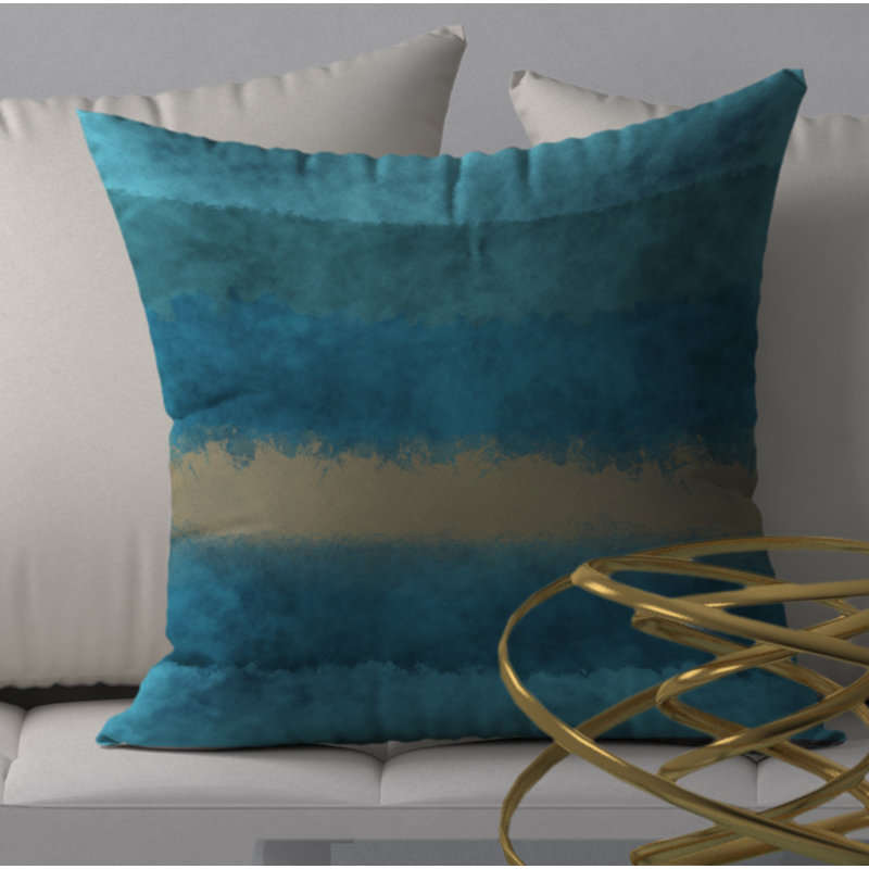 Housse de coussin décorative carrée et insert, 24 po x 24 po