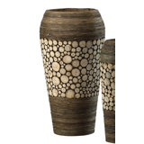 Slice Wood Table Vase