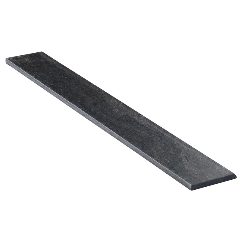 Garniture bullnose Mesa 3,14 po x 23,62 po Mesa, Noir
