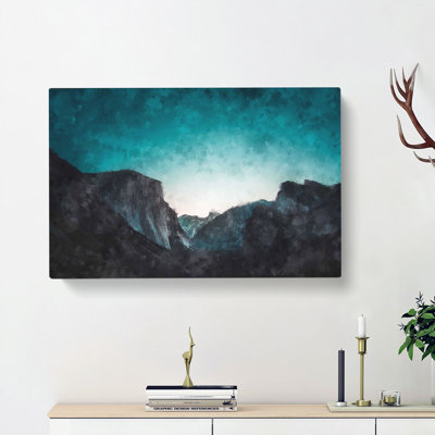 Yosemite Valley At Dusk - Wrapped Canvas