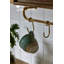 Rustic Solid Brass Kitchen Utensil Rail